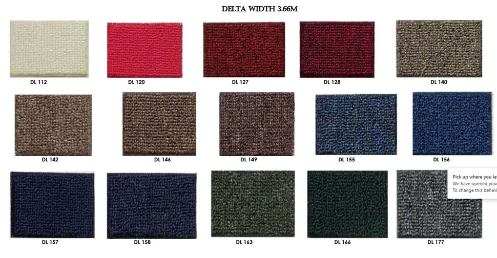 Delta Carpet Colors