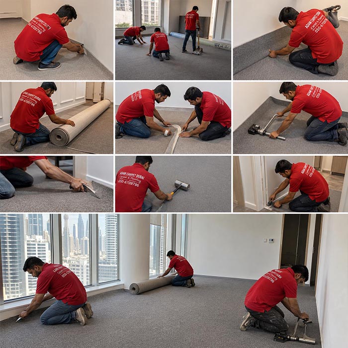 Residential Wall to Wall Carpet Installation